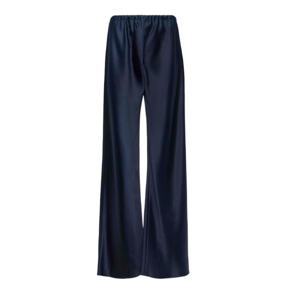 The Row Pants - THE ROW SATIN GALA PANTS INDIGO XS NWT
